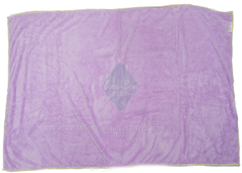 China Bulk Quick Dry mmicrofiber hair towel wrap Producer Custom Purple Coral Fleece hair Drying Cloth Towel Factory